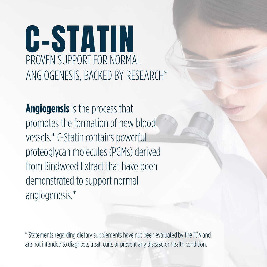 C-Statin Support for Normal Angiogenesis* | Clinically Studied Proprietary Extract (120 Capsules)