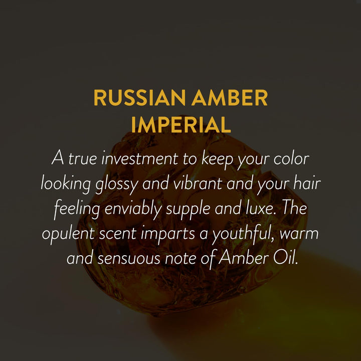 Russian Amber Imperial Shampoo, 12 oz (355 ml) | Restorative, Color-protective, Weightless Hydration