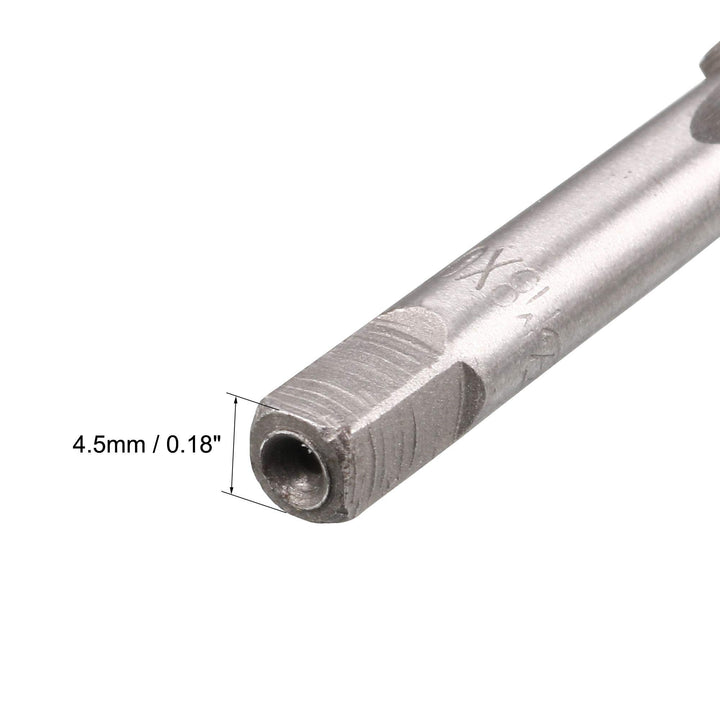 Metric Hand Tap M8 Thread 0.75 Pitch 3 Straight Flutes H2 Alloy Tool Steel Bottom & Taper Screw Tap Set Tapping Tools for Repairing 1 Pair
