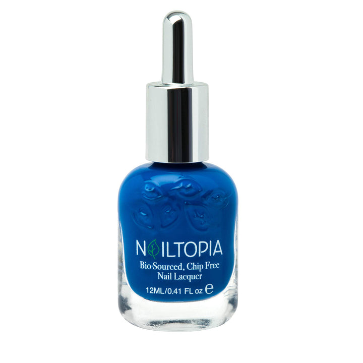 - Plant-Based Chip Free Nail Lacquer - Non Toxic, Bio-Sourced, Long-Lasting, Strengthening Polish - Slay All Day (Royal Blue) - 0.41oz