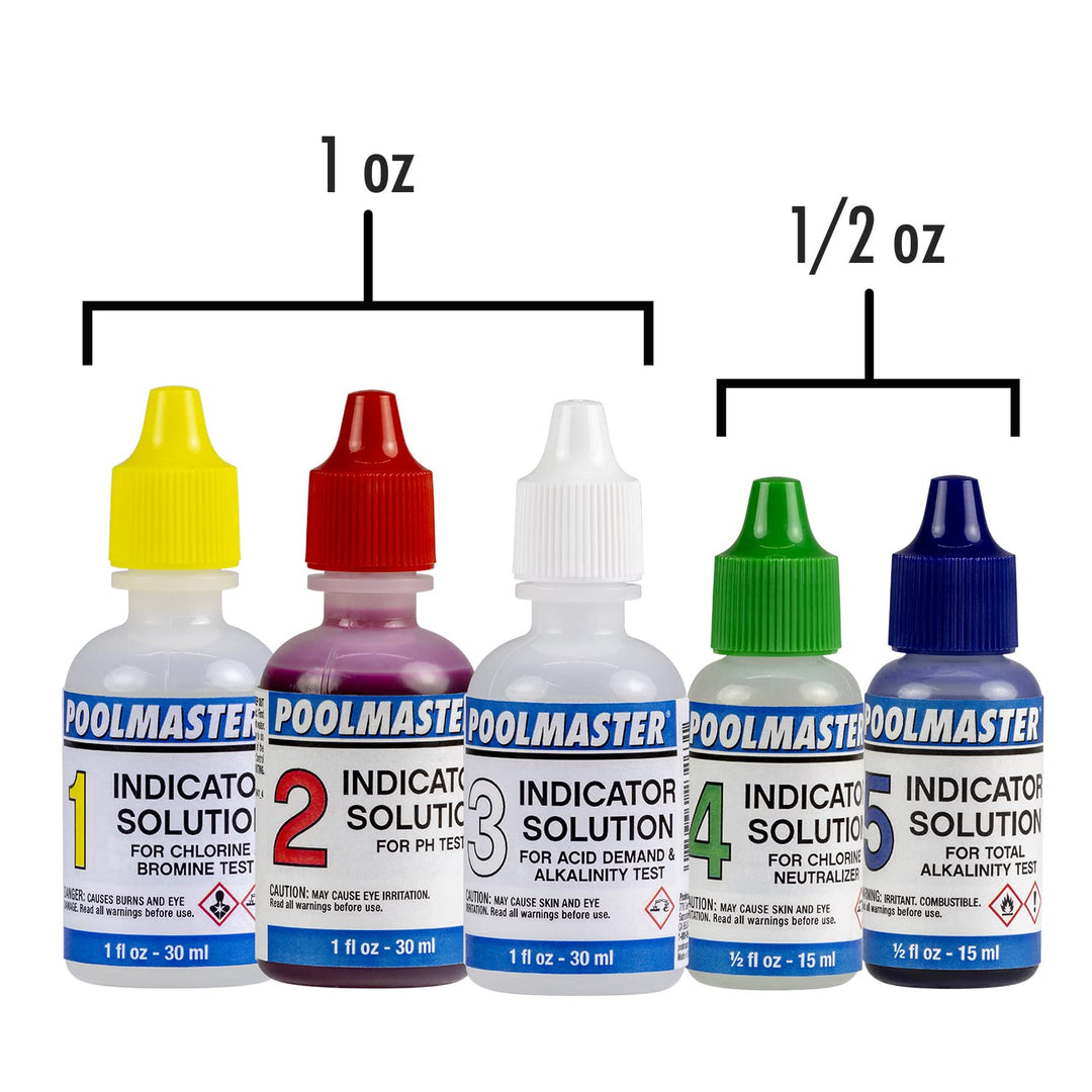 22260 Essential Collection Chemistry Set, 5-Way Swimming Pool and Spa Water Test Kit, Small, Multi
