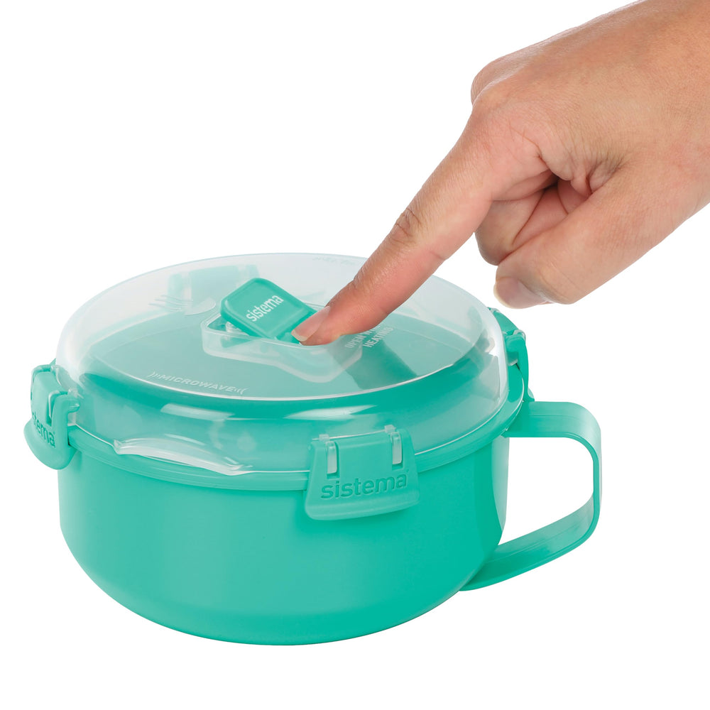 Microwave Breakfast Bowl, 850ml, Colors May Vary
