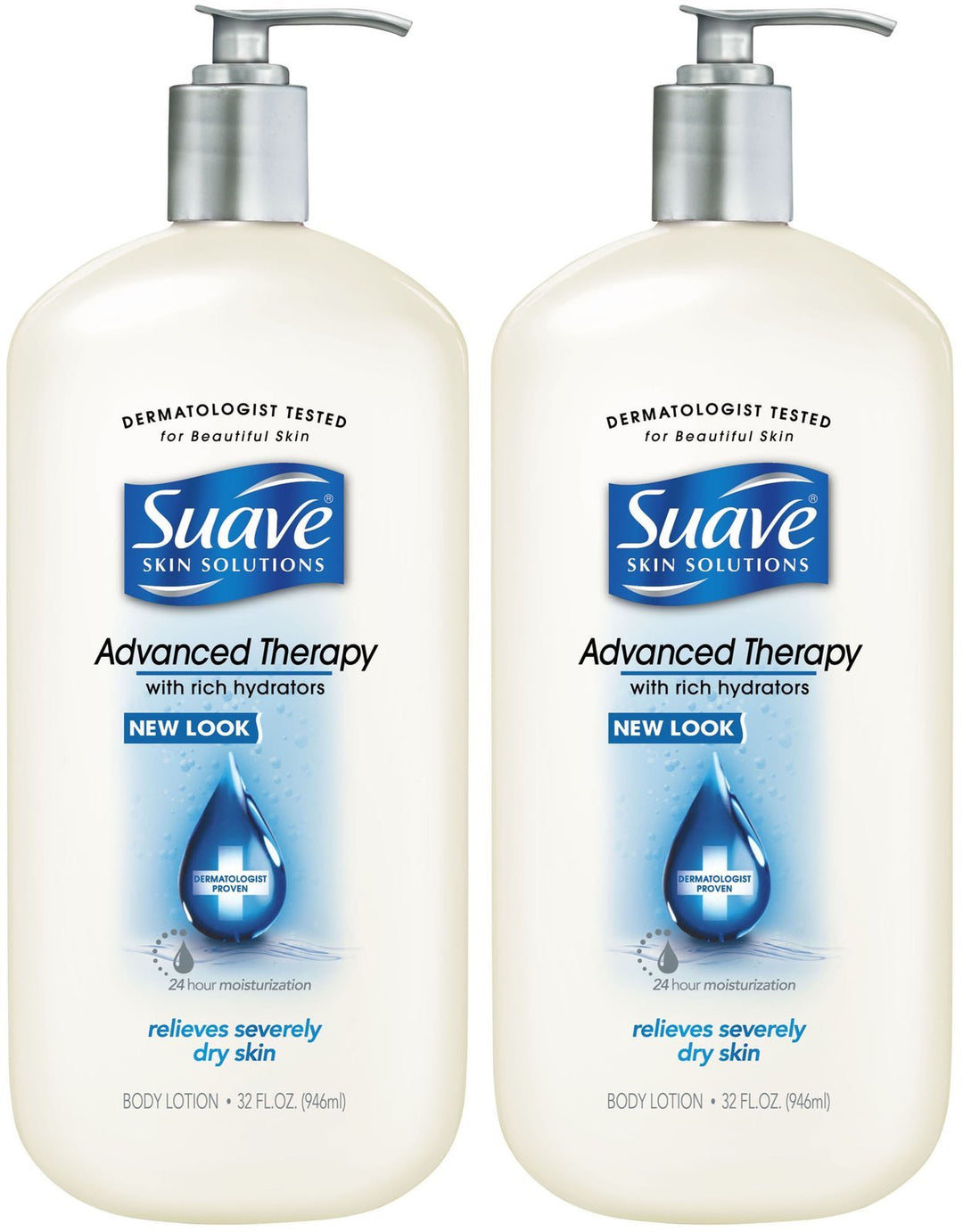 Suave Advanced Therapy Body Lotion - 32 oz - 2 pk