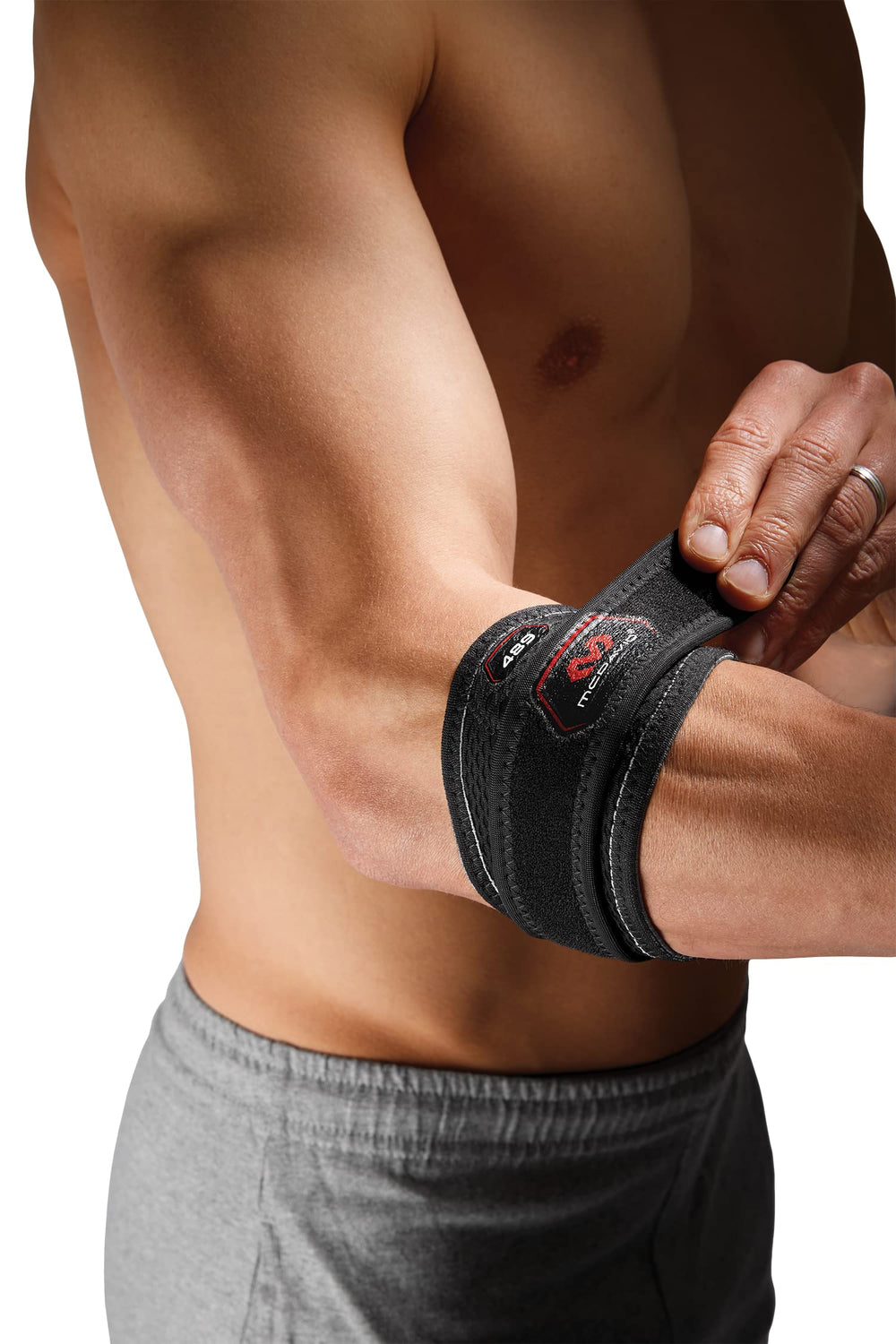 McDavid Dual Pad Elbow Band - Black (Medium)