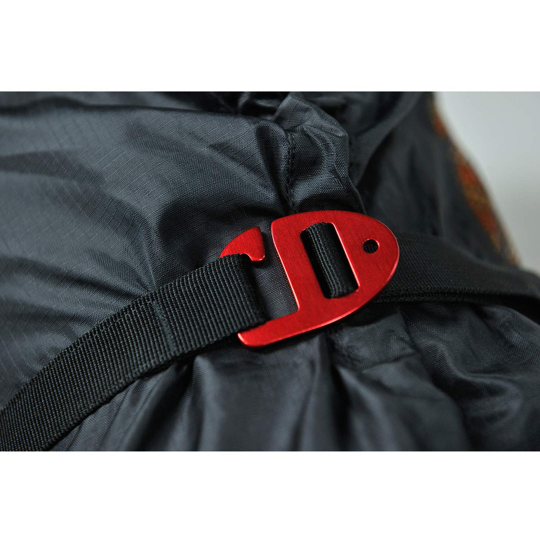 Backpack, Classic Rope Bag with Water-Resistant Folding Shoulder Straps, 500D Oxford, Large Capacity for 80m Climbing Rope, Black