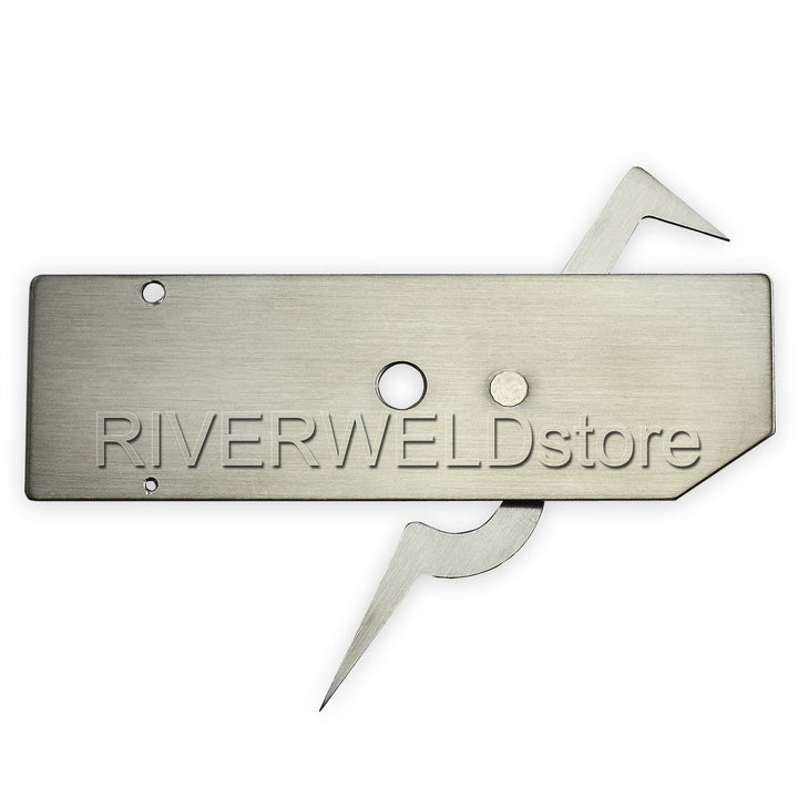 V-WAC Single Weld Gage Welding Inspection Thread Gauge Metric Stainless Steel Checks Undercut Crown Height Porosity Pits