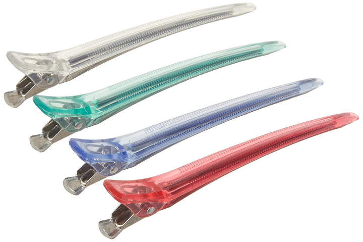 Large 4 (3/4) : Large Combo Control Clips, Assorted Colors, 4-pack