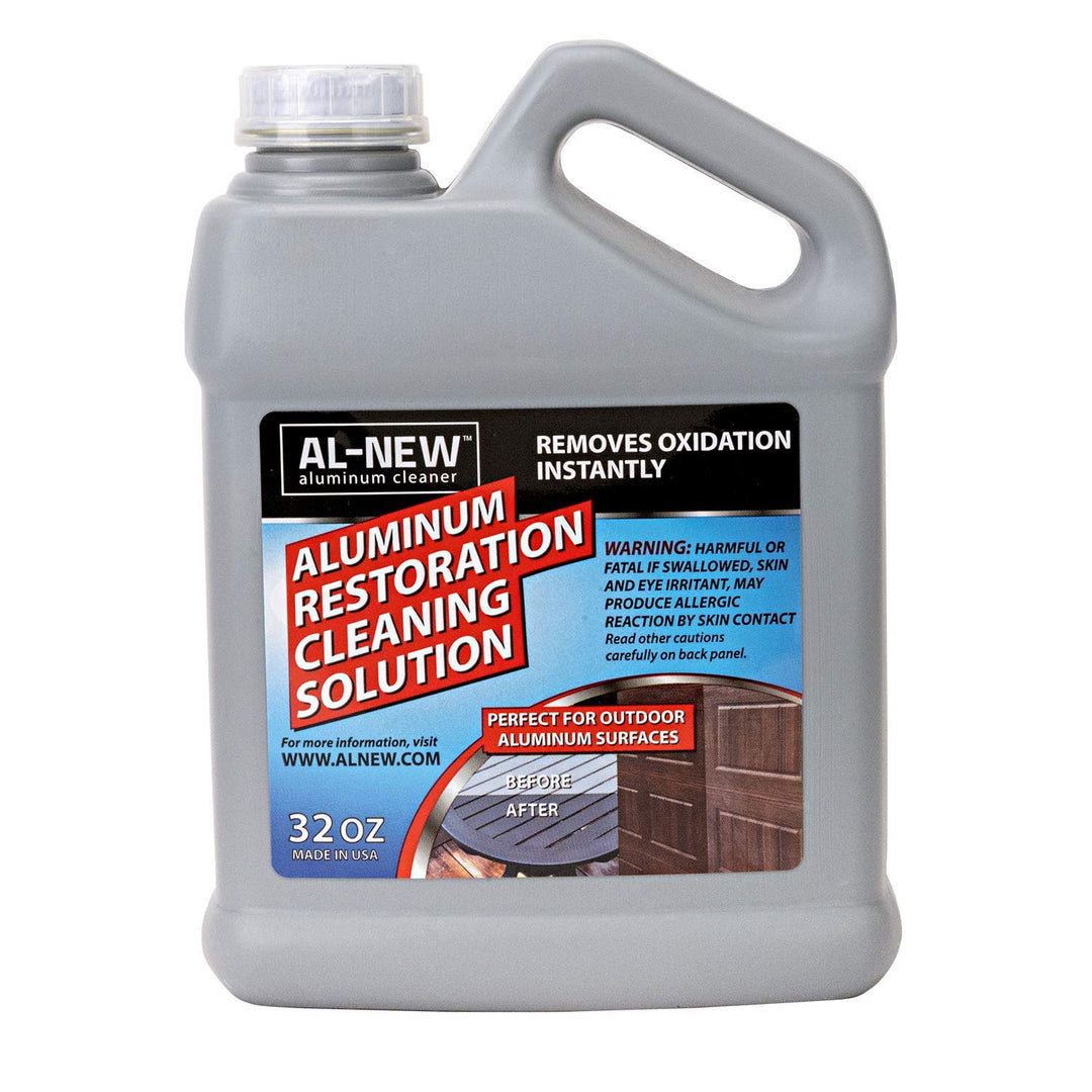 Aluminum Restoration Cleaning Solution | Clean & Restore Patio Furniture, Stainless Steel, and Other Household Metal Surfaces (32 oz.)
