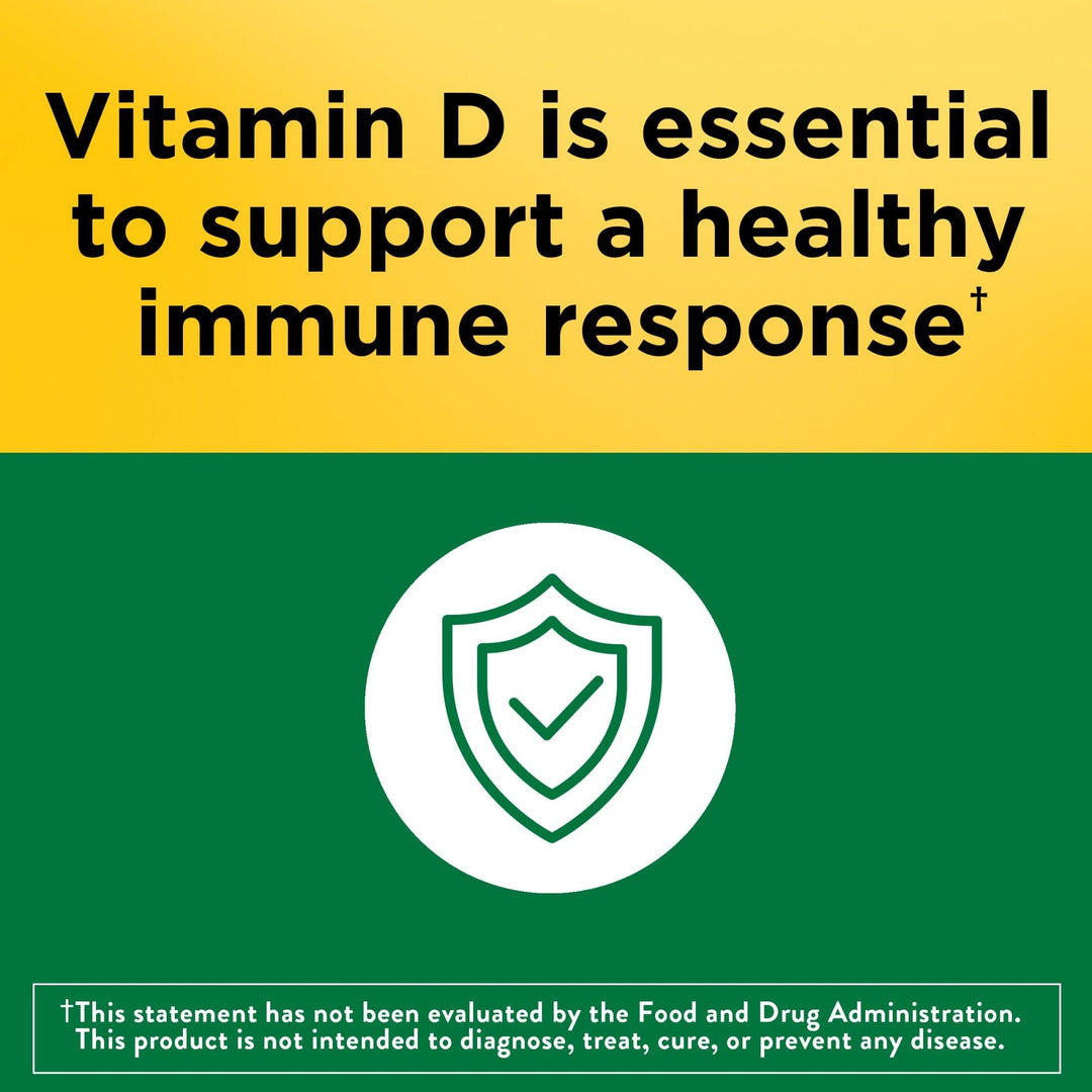 Vitamin D3 2000 IU (50 mcg), Dietary Supplement for Bone, Teeth, Muscle and Immune Health Support, 90 Softgels, 90 Day Supply