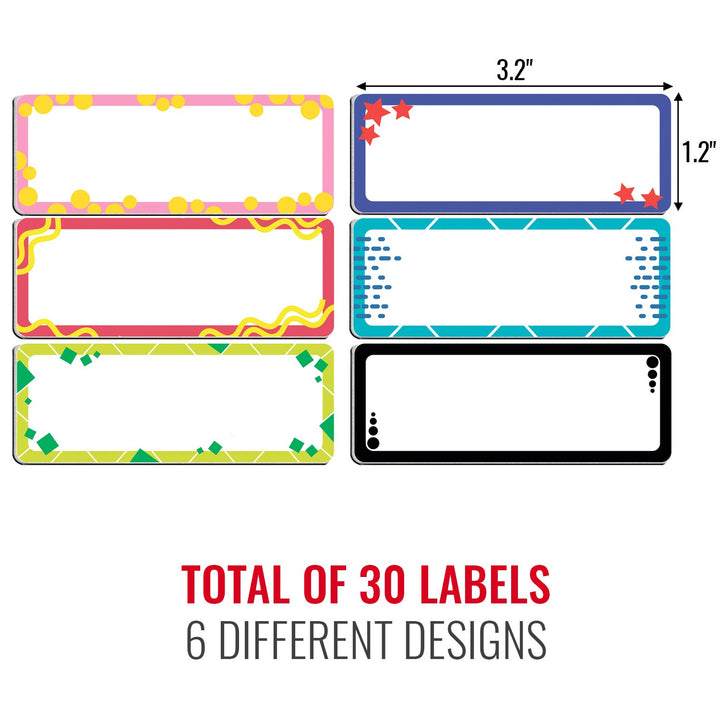 Dry Erase Magnetic Labels - Reusable Sticky Notes - Magnetic Notepads for Refrigerator - Dry Erase Magnetic Sheets - Blank Magnet Stickers to Write On - Magnets for Whiteboard Classroom Fridge