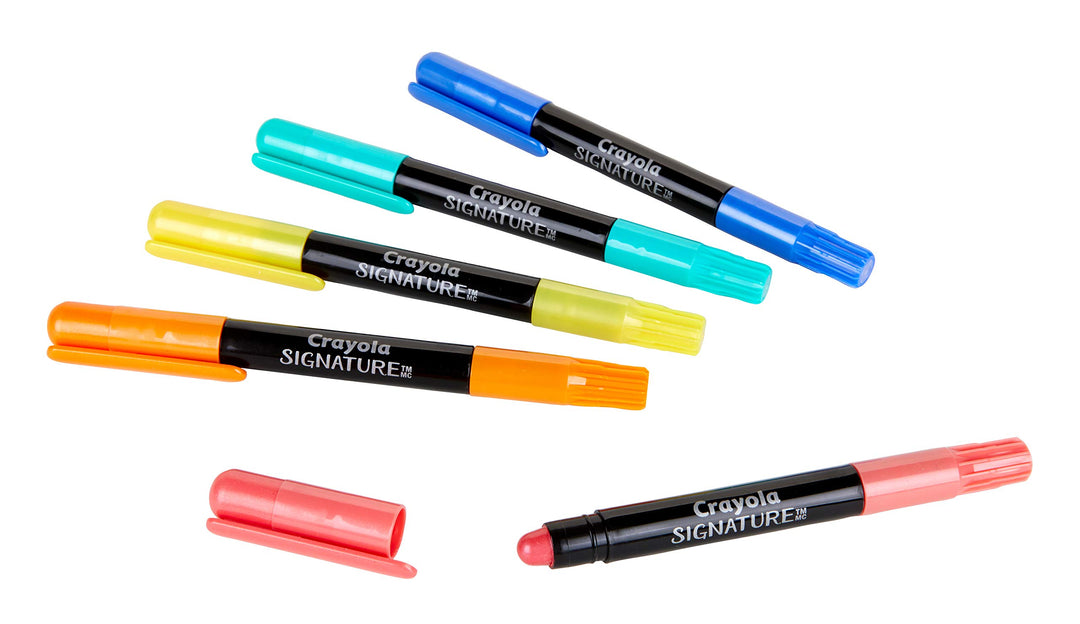 Pearlescent Cream Sticks & Case, Oil Pastel Alternative, Gift Set, 10 Count