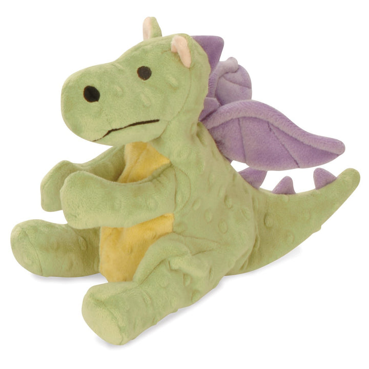 Bubble Plush Dragons Squeaky Dog Toy, Chew Guard Technology - Lime, Large