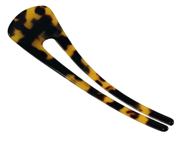 Grace Long Tokyo Large Handmade Cellulose Acetate Chignon Bun Holder U Hair Pin Stick (Tokyo)