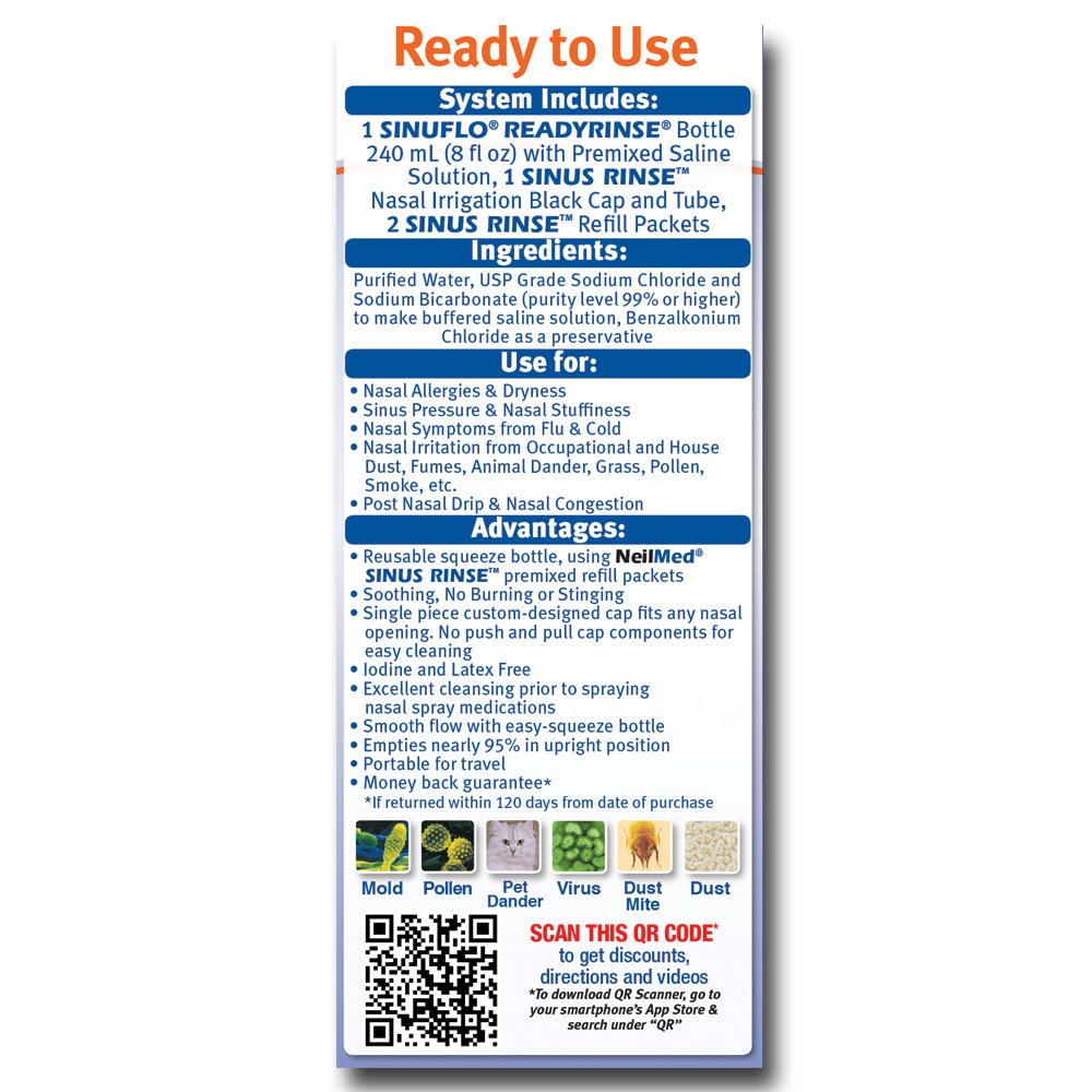 Neil Med SinuFlo Ready Rinse, 8 fl oz