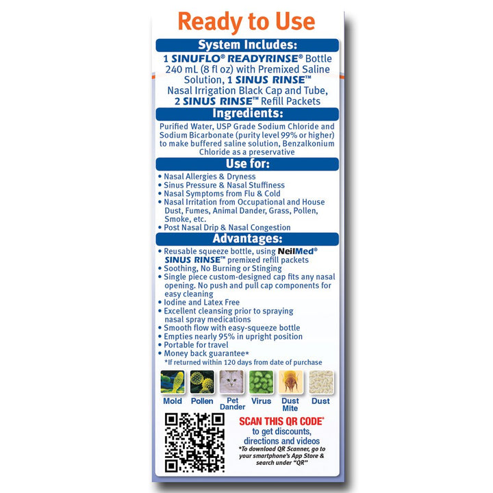 Neil Med SinuFlo Ready Rinse, 8 fl oz