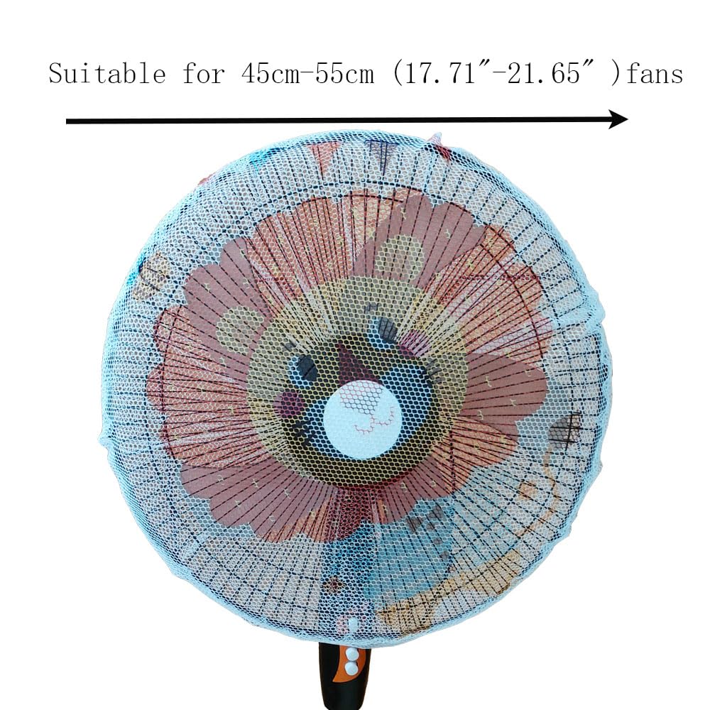 2 Pac Fan Cover For Kids,Fan Safety Protection Cover,Protect Kid Children Baby Finger Net Fan Mesh Cover,Summer Home Fan Safety Dust Cover,Perfect for Parents of Toddlers(17.71-21.65)