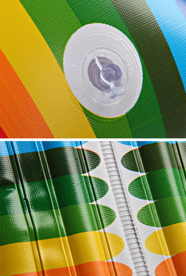 Inflatable Swim Floats Rollup Arm Bands Swimming Rings Tube Armlets for Adult