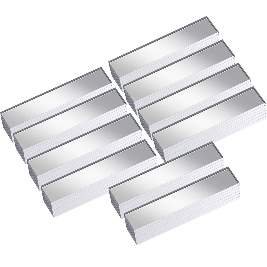 3/8 x 2 Inch Mirror Mosaic Tile Rectangular Small Mosaic Mirrors DIY Craft Mirrors Decorative Glass Mirrors for Household Wall Ceiling Decorations (60 Pieces)