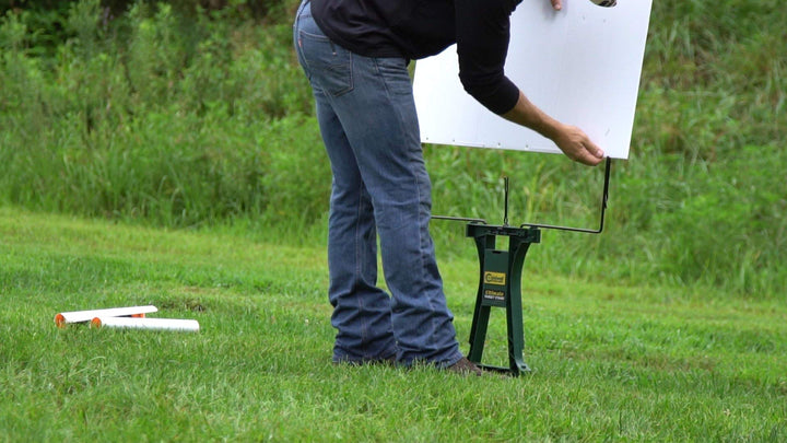 Ultimate Target Stand with Compact Design for Shooting, Sighting in and Range Practice with Replacement Backers (Sold Separately)