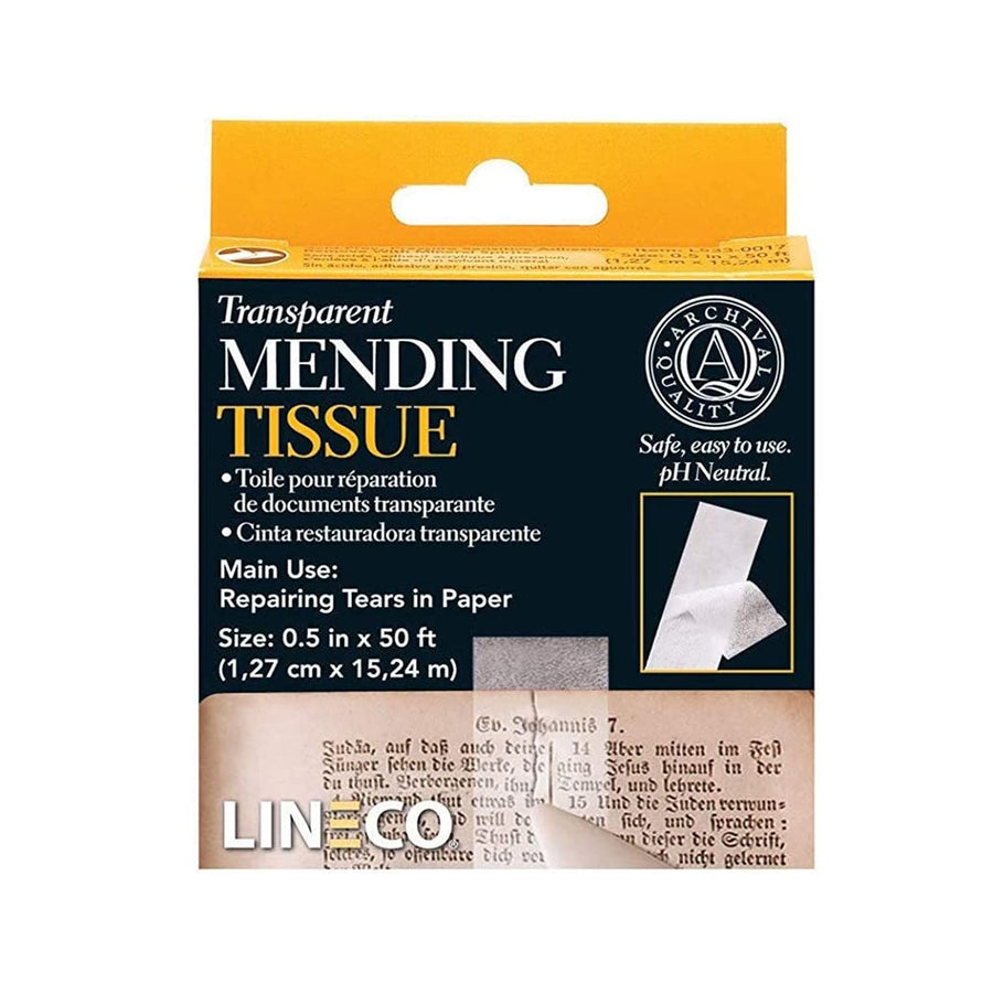 Archival Document Repair Tape, Repairs Paper Documents, Maps, Ephemera, Photos and Artwork. Acid-Free Translucent Tape 0.5 x 50', Pack of 1