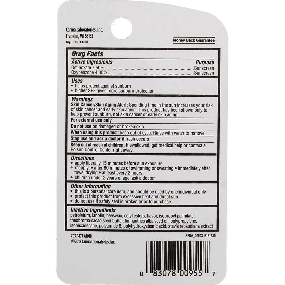Click-Stick Moisturizing Lip Balm SPF 15 Cherry 0.15 oz (Pack of 2)