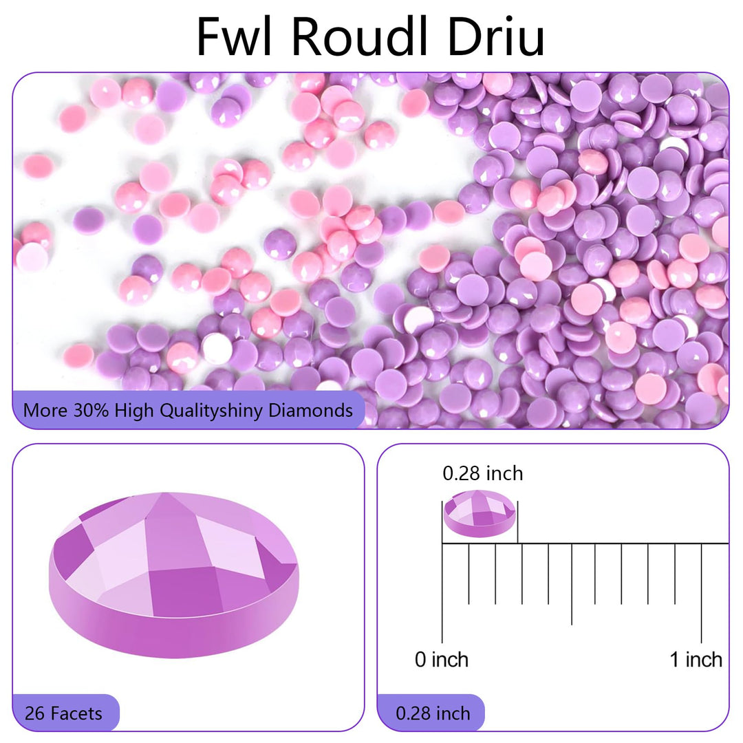 5D Random Mystery Diamond Painting Kits Square Full Drill, DIY Surprise Mysterious Paint with Diamonds Art Crystal Rhinestone Cross Stitch for Home Office Wall Crafts Decorations 30x40cm