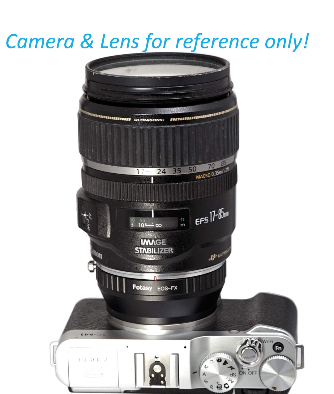 Manual Cannon EF EF-S Lens to Fuji X Adapter, EOS EF to X Mount Adapter, Compatible with Fujifilm X-Pro1 X-Pro2 X-Pro3 X-E2 X-E3 X-A10 X-T1 X-T2 X-T3 X-T4 X-T10 X-T20 X-T30 X-T30II X-T100 X-H1