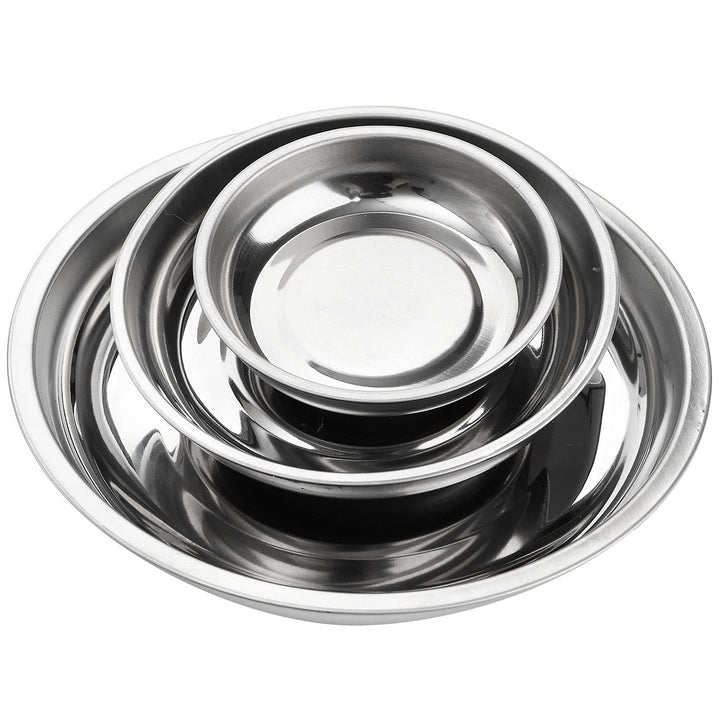 6-Piece Magnet Trays Set, 3 4 6 Round Magnetic Parts Tray, Stainless Steel Magnetic Trays Tools Parts Tray Holder for Socket Screw, Nuts, Bolts, Metal Parts