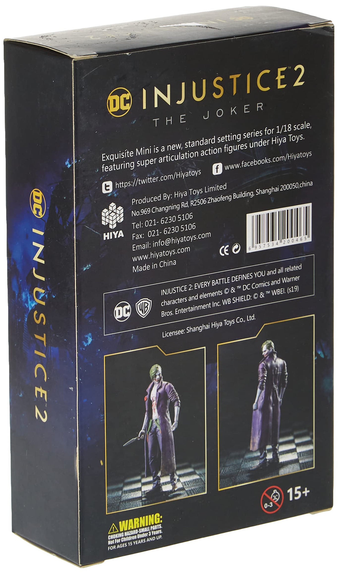 LD0038 Injustice 2: Joker 1: 18 Scale Action Figure, Multicolor