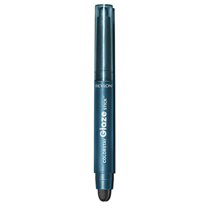 Revlon ColorStay Glaze Stick Eye Shadowliner, Longlasting Shimmer Cream Shadow and Liner Makeup in Blue, 875 Sapphire, 0.037 oz
