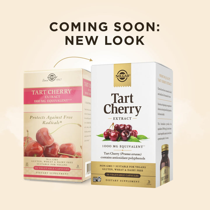 Tart Cherry - 90 Vegetable Capsules, Pack of 2 - Non-GMO, Vegan, Gluten Free, Dairy Free, Kosher - 180 Total Servings