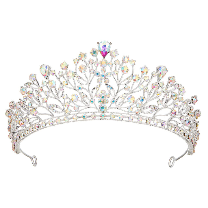 Red Tiaras and Crowns for Women - Crystal Queen Crown - Gothic Crown Headpieces for Quinceanera Pageant Birthday Prom, Red