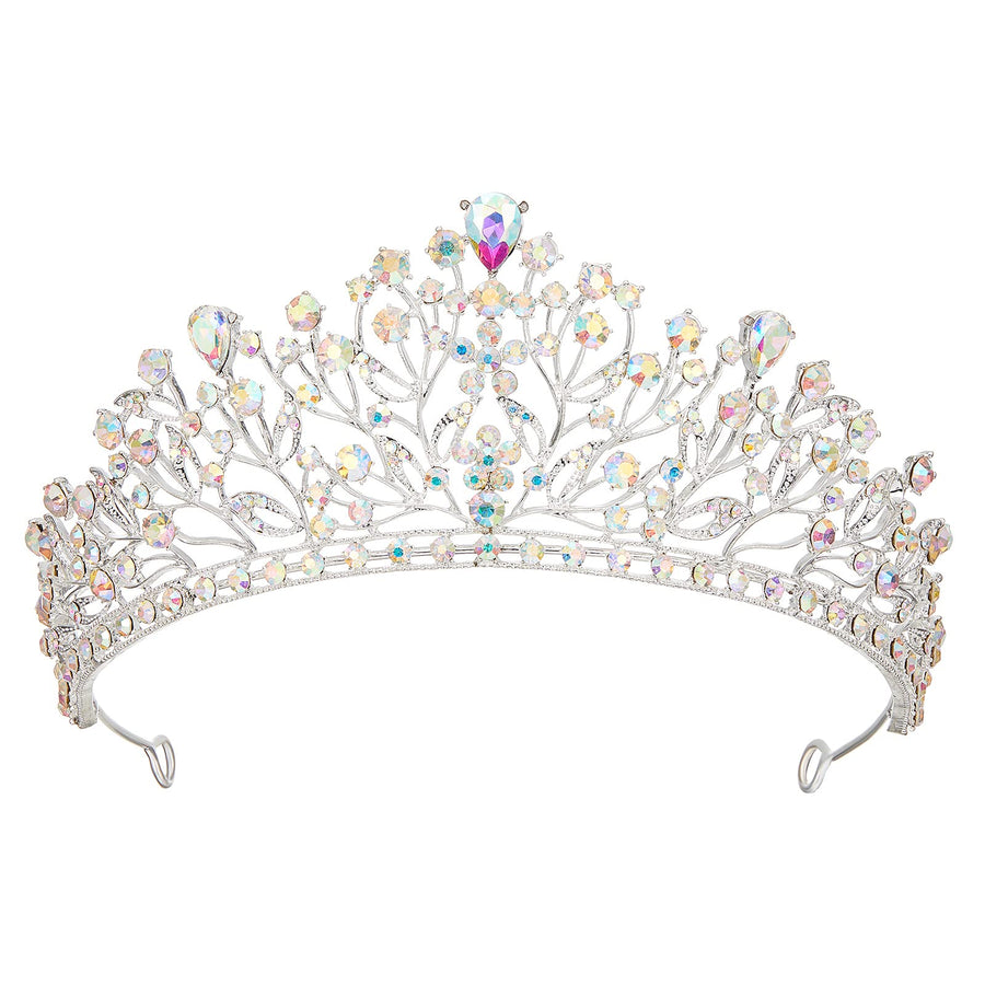 Red Tiaras and Crowns for Women - Crystal Queen Crown - Gothic Crown Headpieces for Quinceanera Pageant Birthday Prom, Red
