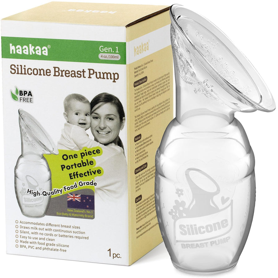 Haakaa Stopper Breastpump Stopper Manual Breast Pump Silicone Flower Stopper 100% Food Grade Silicone BPA PVC and Phthalate Free 1 pc, Orange