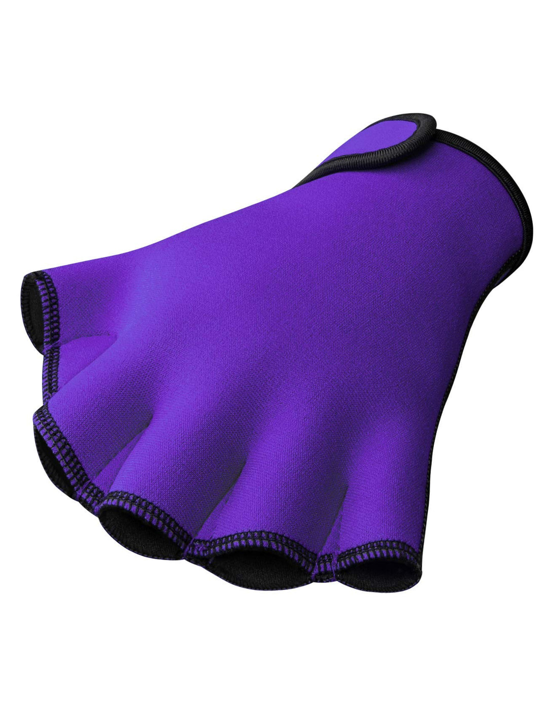 Aqua Gloves Webbed Paddle Swim Gloves Fitness Water Aerobics and Swimming Resistance Training Gloves for Men Women Children Purple L