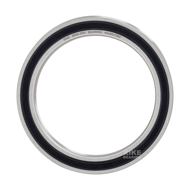 10 Pcs 6809-2RS Bearings 45x58x7mm, Double Rubber Seals and Pre-Lubricated, Deep Groove Ball Bearing.