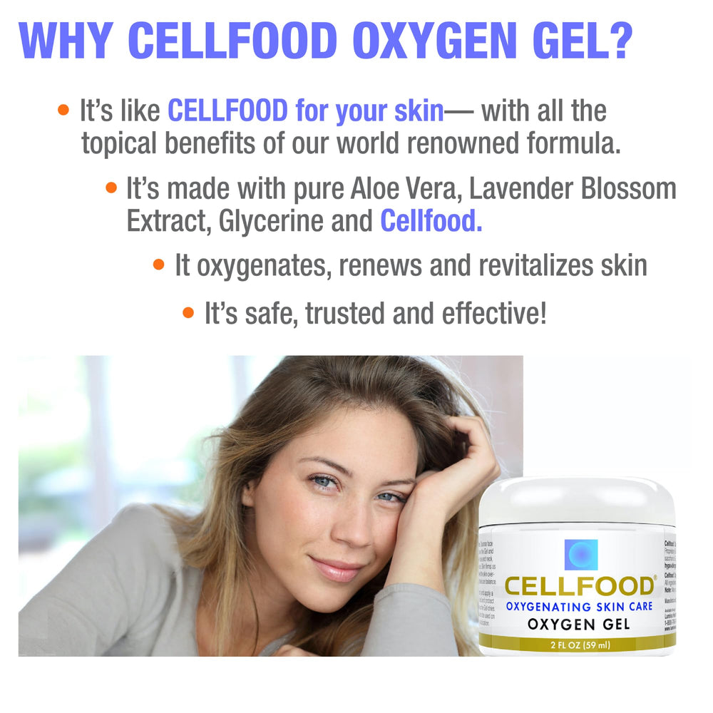 Cellfood Skin Care Oxygen Gel 2 oz AD