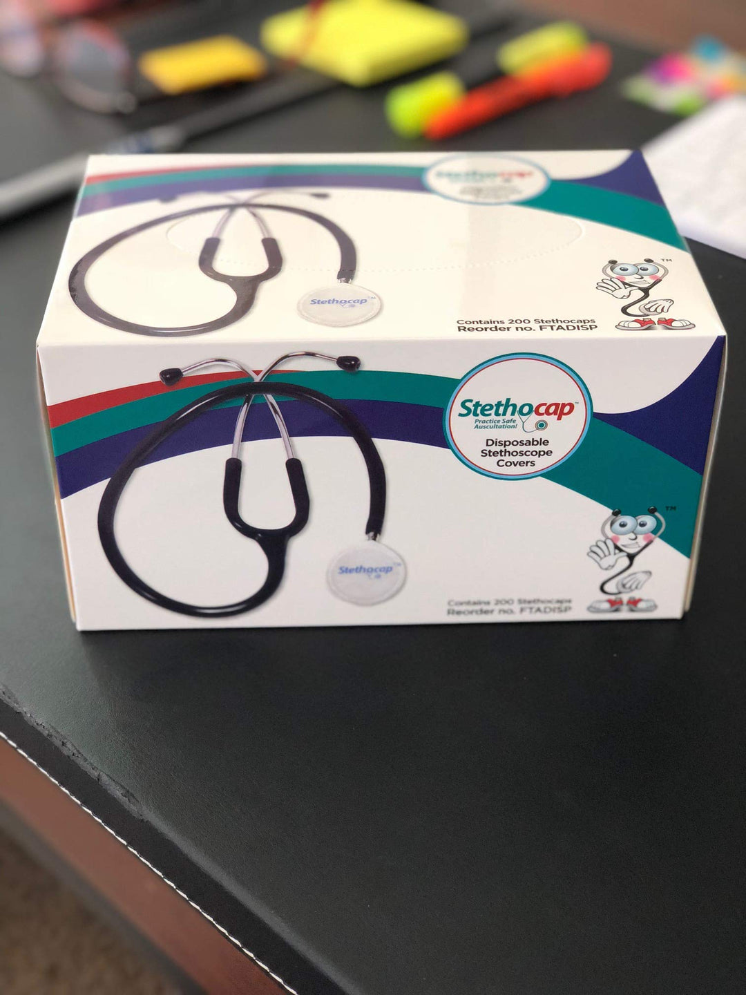 Stethocap Disposable Stethoscope Covers Box Of 200 Covers. By