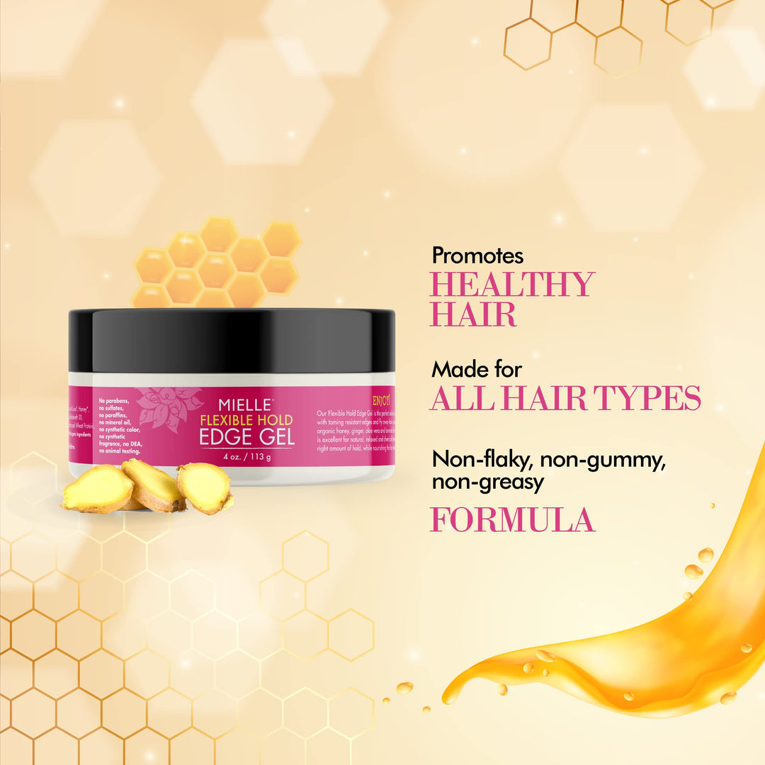 Honey & Ginger Flexible Hold Edge Gel, 4 Ounces