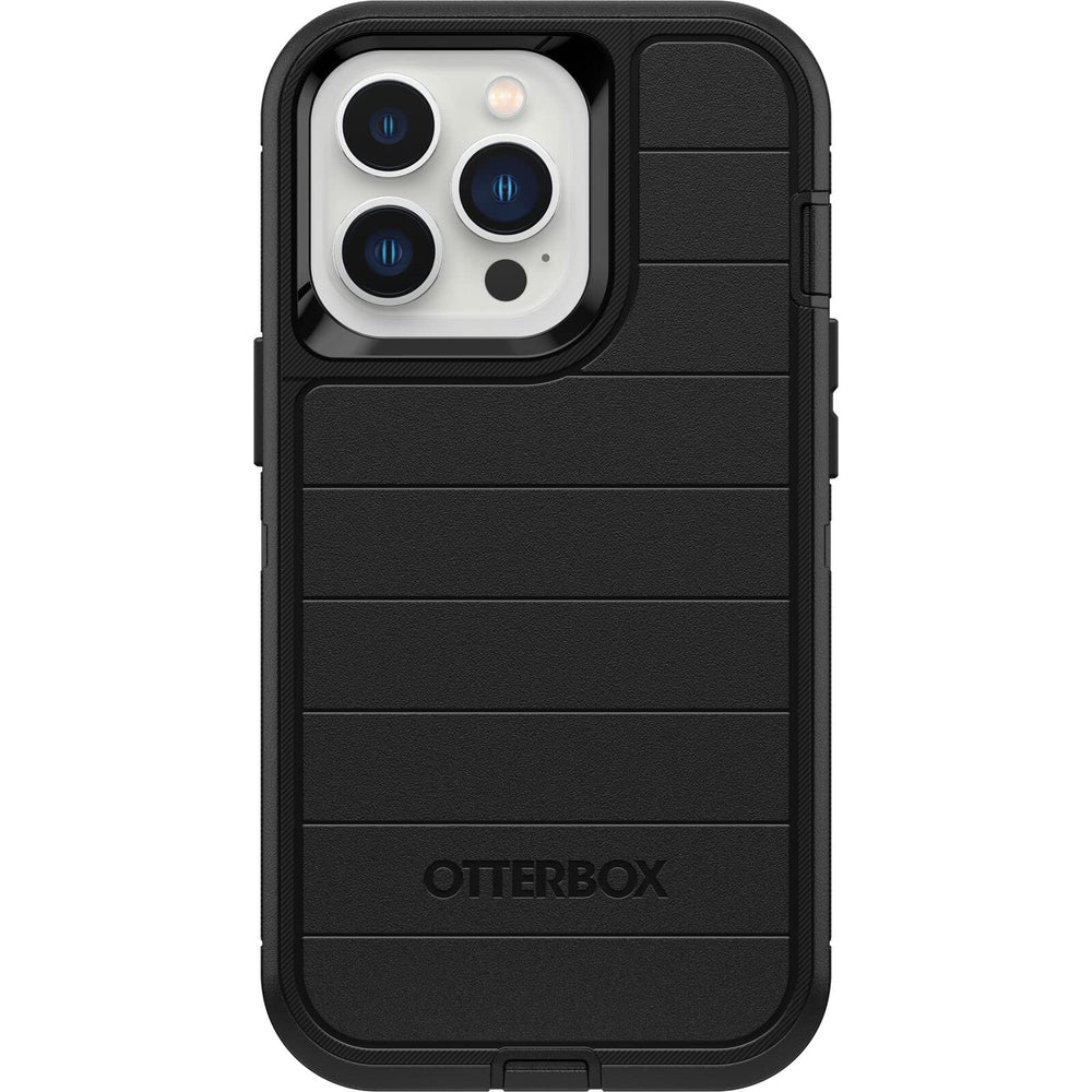 iPhone 13 Pro (ONLY) Defender Series Case - Fort Blue, Rugged & Durable, with Port Protection, Includes Holster Clip Kickstand