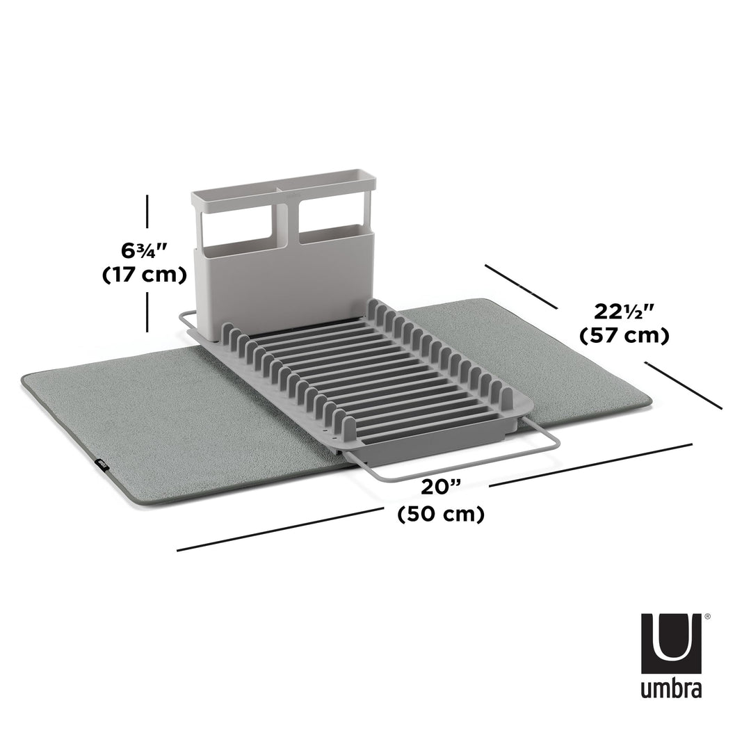 UDry Over the Sink Dish Rack with Dry Mat
