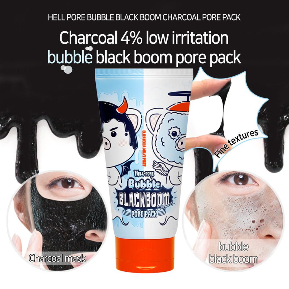 Milky Piggy Hell Pore Bubble Blackboom Charcoal...