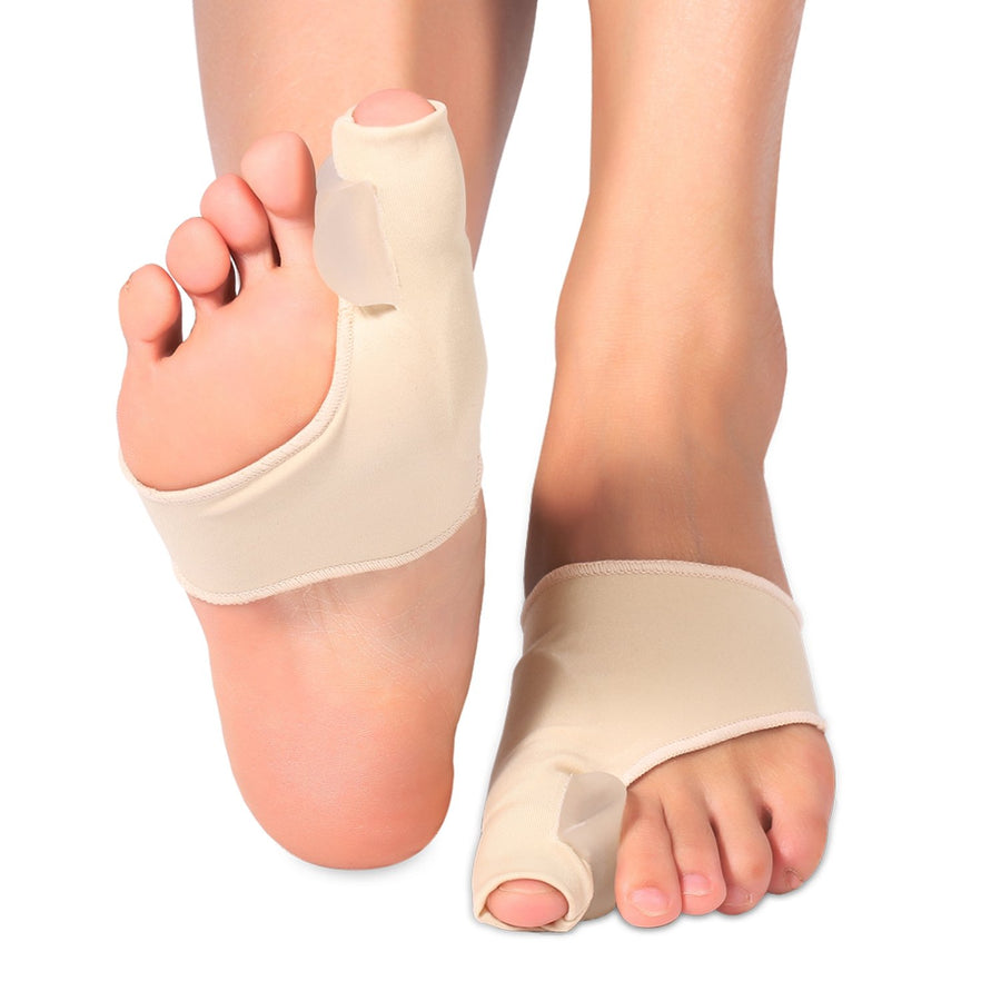 Bunion Foot Sleeve, Nova Bunion Corrector Big Toe Straightener with Bulit in Gel Pads,Bunion Pain Sleeve for Day and Night Use, Fits Men and Women1 Pair