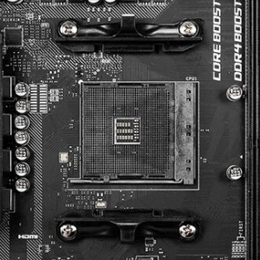 AM4 CPU Heatsink Bracket Back Durable CPU Heatsink Bracket Motherboard CPU Fan Cooling Mounting Sheet Plate Backplate for AMD AM4 B350 X370 A320 X470 B450 B550 X570