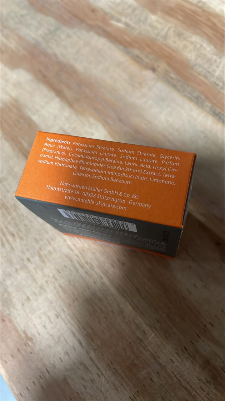 MÜHLE Sea Buckthorn Hard Shaving Soap 65g by Mühle