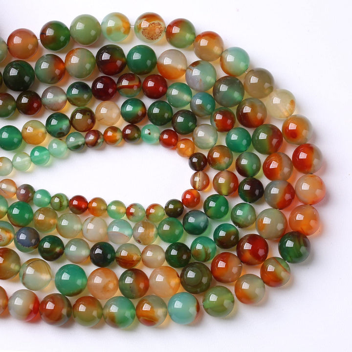 6mm 60pcs Peacock Agates Natural Stone Beads for Jewelry Making Semi Precious Loose Gemstones Beads DIY Bracelet Necklace 15 1 Strand