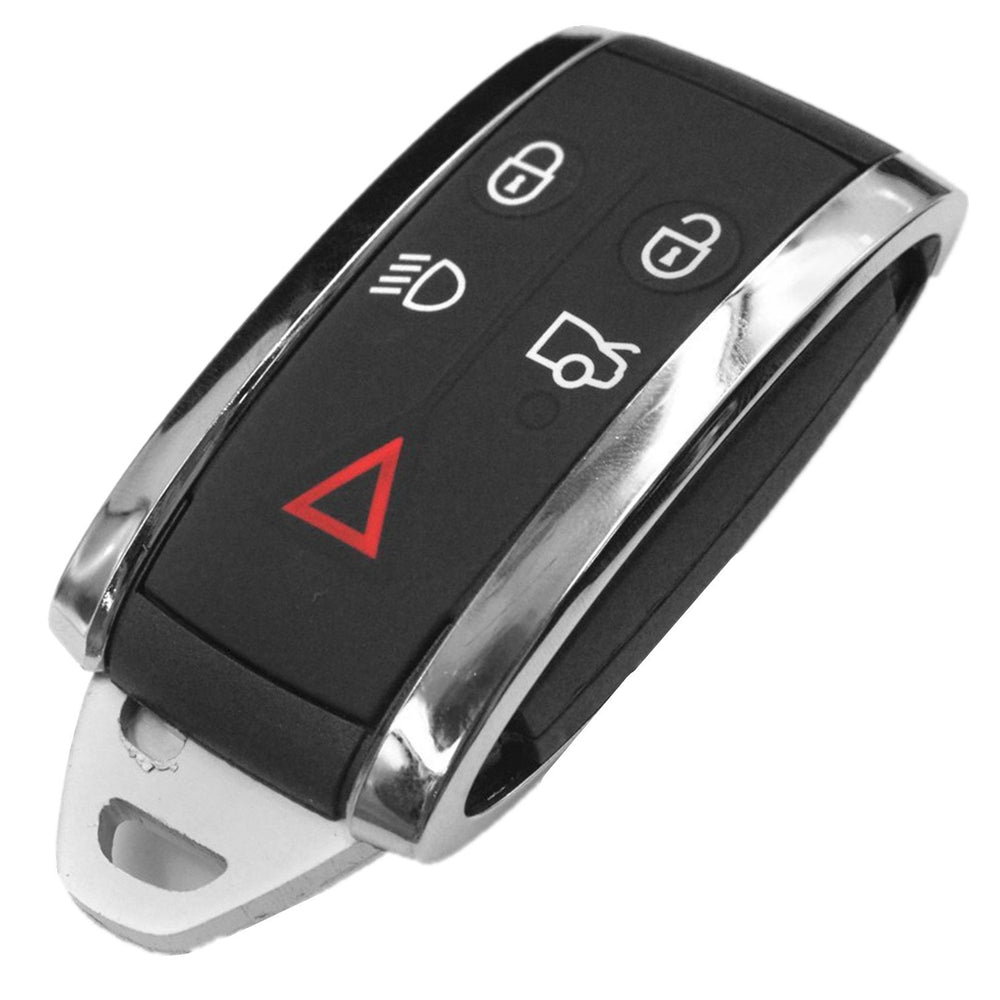 Replacement Remote Keyless Fob Key Case (Shell) Replacement Fit For Jaguar X S-Type XF XK XKR 5B KR55WK49244 (Just a Case)