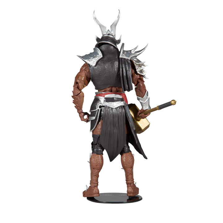 Mortal Kombat Shao Kahn (Platinum Kahn) 7 Action Figure with Accessories