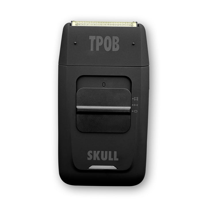 Skull Foil Shavers with Krunch Blades - Compact Design That can fit in Your Pocket with a Turbo Charged Motor, Perfect for Both Professional and at-Home use (Black)