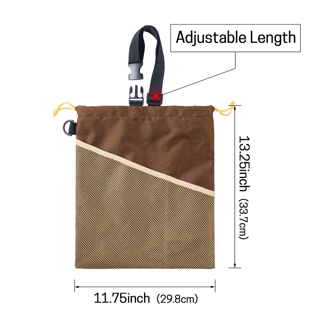 2PCS Car Garbage Can, Hanging Car Trash Bag with Waterproof Leakproof Lining